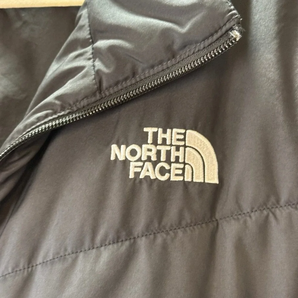 The North Face Mens XXL Black Puffer Vest Insulated Full Zip Quilted Aconcagua